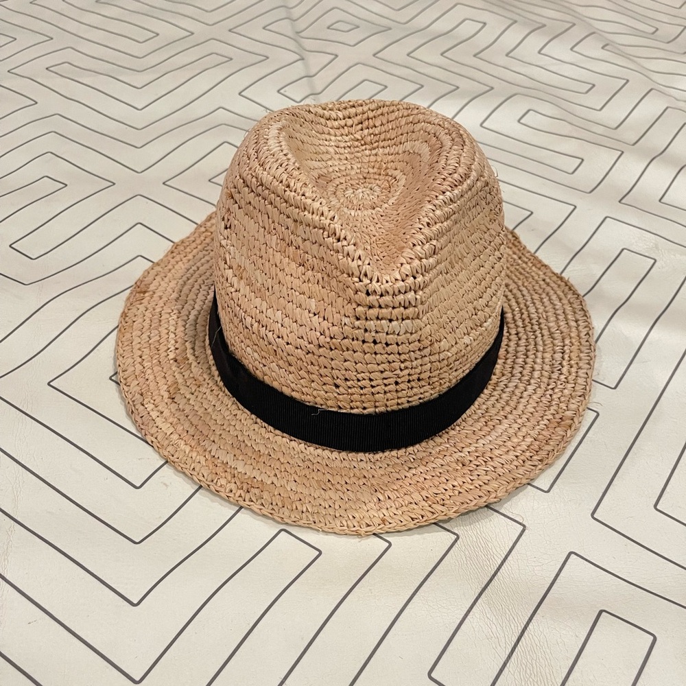 J. Crew Raffia Straw Fedora